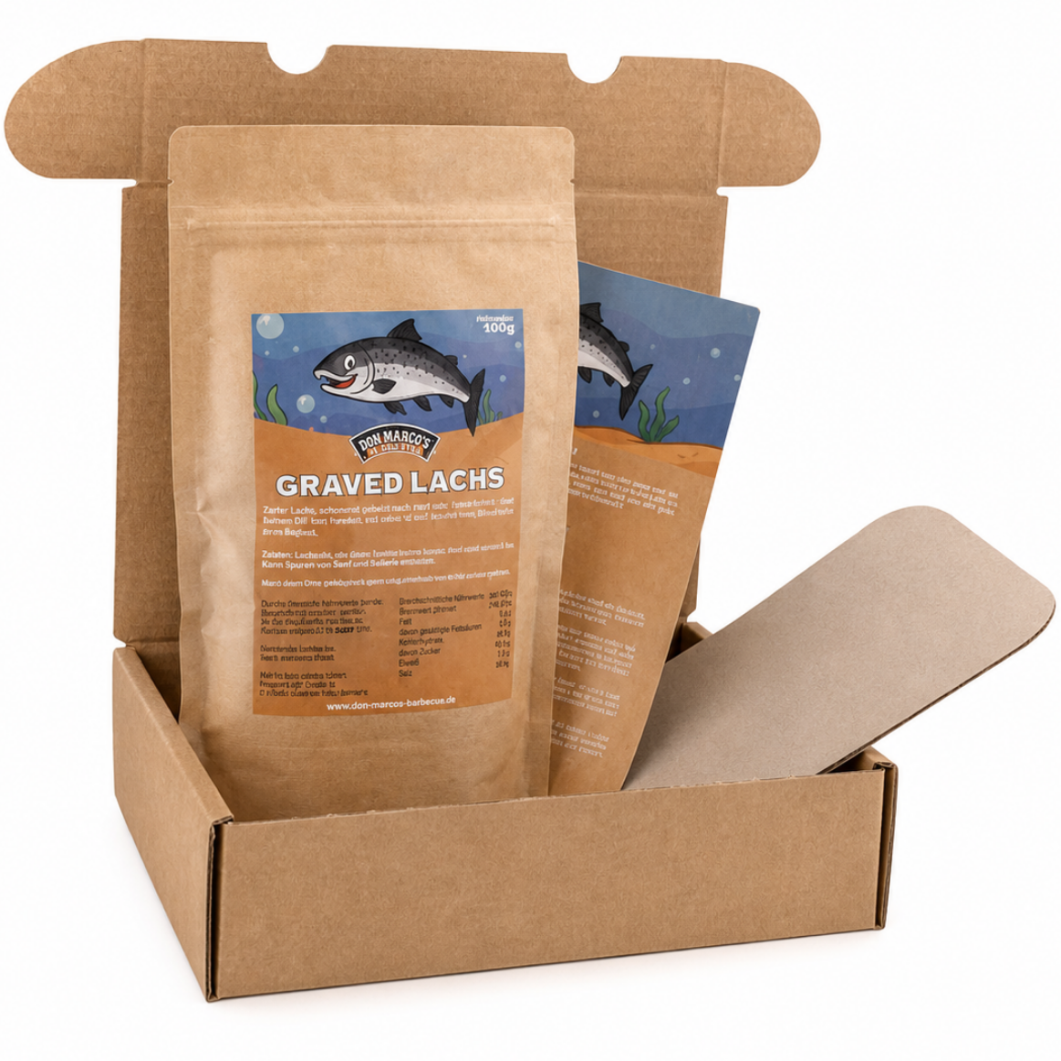 Graved Lachs SET - Trockenbeize